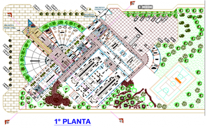 Bank plan detail dwg file - Cadbull