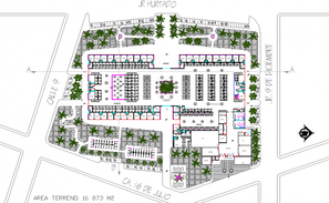 Super market basement floor plan elevation and sectional view dwg file ...