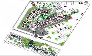 Management office floor plan details dwg file - Cadbull