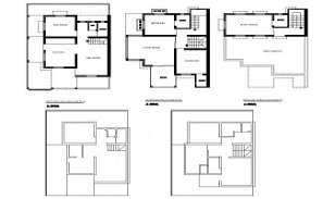 Interior House Design Layout Plan CAD Drawing - Cadbull