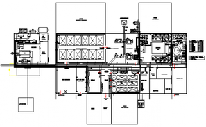 Proposed layout of Car exhibition hall design drawing - Cadbull