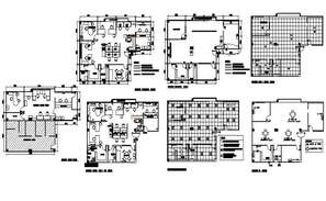 Commercial complex detail drawing in dwg file. - Cadbull