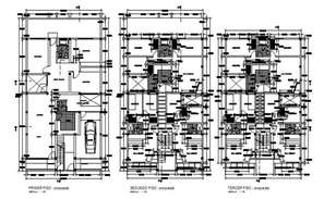 Modern House cad drawing is given in this cad file. Download this cad ...