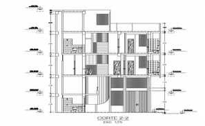 2D Autocad DWG file has the section view of foundation. Download CAD ...