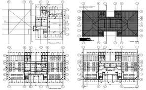 Top view of a school furniture detail with landscaping dwg file - Cadbull