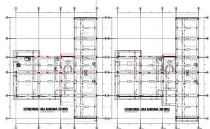 Column wall section detail dwg file - Cadbull