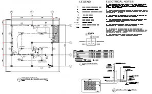 Lighting layout and power layout file - Cadbull