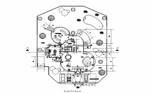 Architectural Building Residential Floor Plan With Dimension - Cadbull