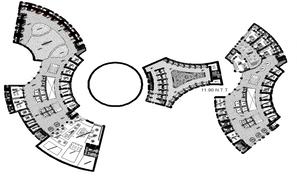 Shopping Center Parking Floor Plan CAD Drawing DWG File - Cadbull