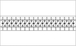 2D CAD File Railing Fixing Elevation Design AutoCAD File - Cadbull