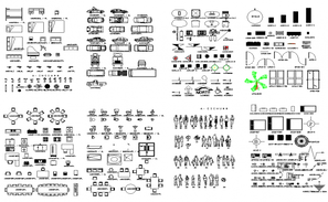 Furniture cad blocks for bar and restaurant cad drawing details dwg ...