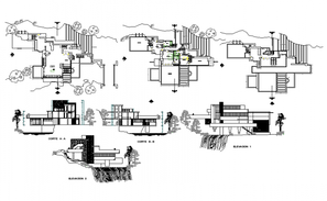 One story residential Building Revit file - Cadbull