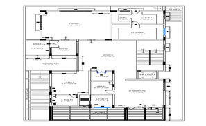 Framing structure plan details of all floors of house dwg file - Cadbull