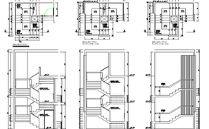 Roof plan and section detail dwg file - Cadbull