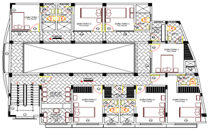 Residential Flats Architecture Layout and Elevation dwg file - Cadbull