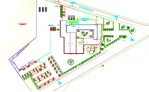 Four Flooring Hospital Project Floor Plan Details dwg file - Cadbull