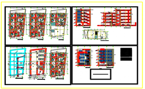 Residence with Ground Floor Restaurant plan dwg file - Cadbull