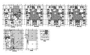 Residential Apartment Project detail dwg file - Cadbull