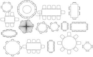 Office Desk CAD Block - Cadbull