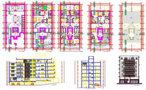 Apartment design Architecture Plan AutoCAD file - Cadbull