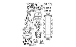 Furniture blocks DWG CAD drawing file is given.Download now. - Cadbull