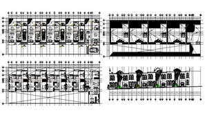 Apartment Building Elevation Design - Cadbull