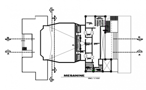 Auditorium Plan With Dimensions DWG File - Cadbull