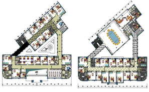 Administration building floor plan and auto-cad details dwg file - Cadbull