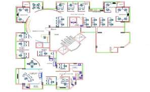 50'X 40' Commercial shop building floor plan is given in this AutoCAD ...