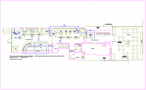 Layout Working Commercial plan detail dwg file - Cadbull