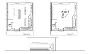 House layout plan with third floor electrical layout plan cad drawing ...