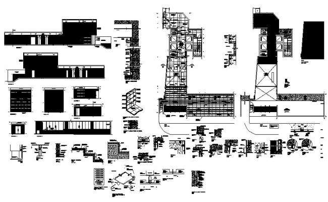 4 Storey School Building Floor Plan Dwg