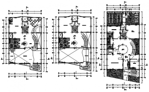 Commercial building plan elevation detail dwg file - Cadbull