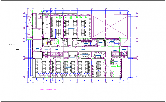 Multi-flooring corporate building floor plan details dwg file - Cadbull