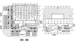 Section house detail and dimension dwg file - Cadbull