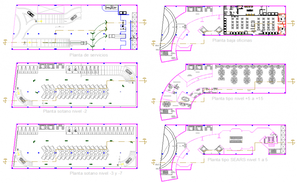 Office building architecture layout plan cad drawing details dwg file ...