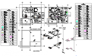 Technical room layout plan dwg file - Cadbull