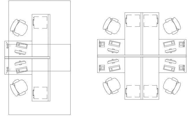 Hotel reception table 3d drawing in skp file. - Cadbull