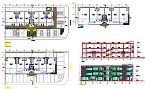 Admin Office Plan In DWG File - Cadbull