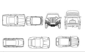 Miscellaneous car, trucks and vehicle blocks cad drawing details dwg ...