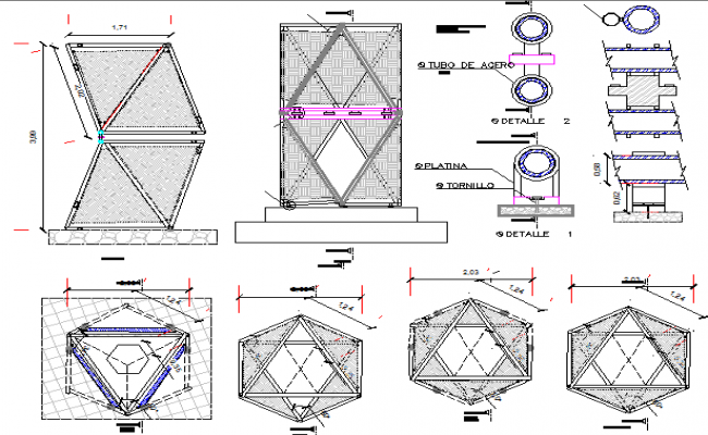 Drainage Pipe Section With DWG File - Cadbull