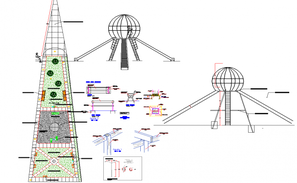 Recreational Center Theme Park Landscaping Details Dwg File - Cadbull