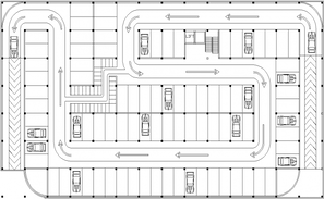 Administration office with detail dimension in dwg file - Cadbull