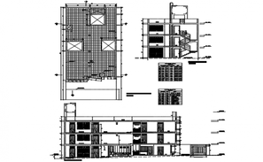 Design of house plan with architectural detail dwg file - Cadbull