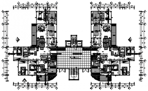 Front Elevation Building Design In DWG File - Cadbull