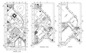 Residential bungalow in AutoCAD - Cadbull