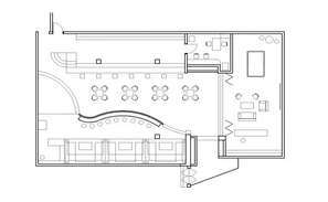 Elevation of different view for club house dwg file - Cadbull