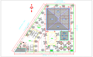 Elevation and Section view of the multifamily house plan is given in ...