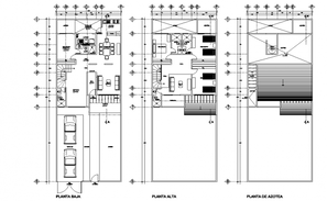 19’x30’ simple 1BHK house detail is given in this 2D Autocad DWG ...