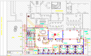 Commerce Building Elevation and Column Layout CAD File - Cadbull